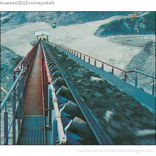 Cold resistant rubber conveyor belt in low temperature